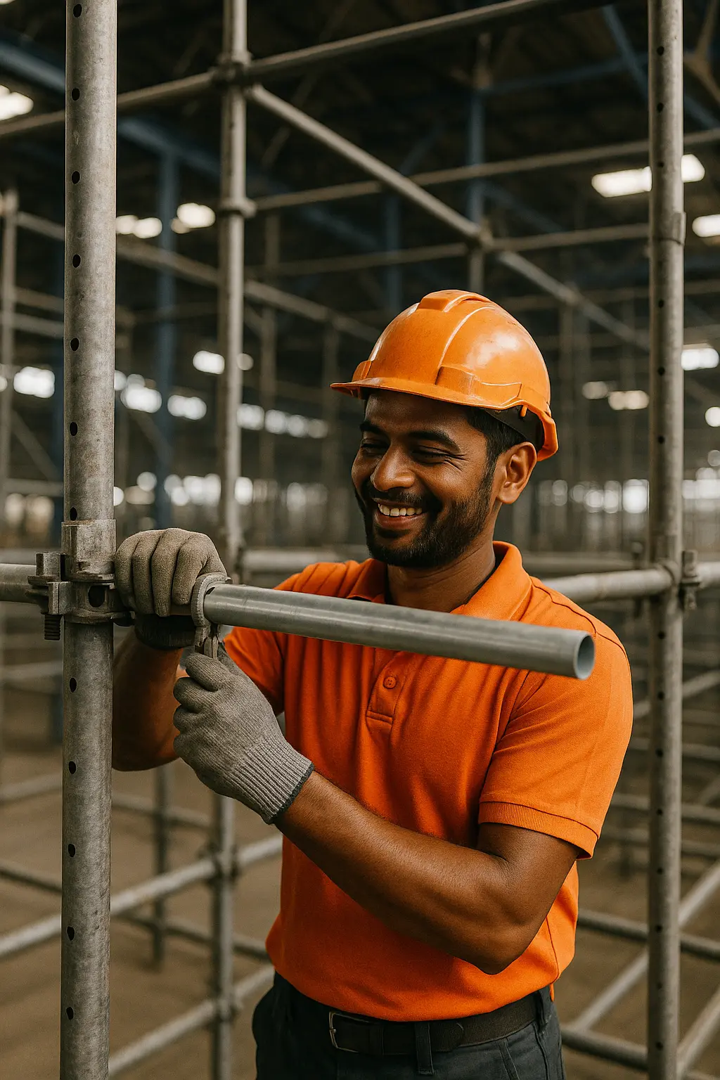 Metal scaffolding service