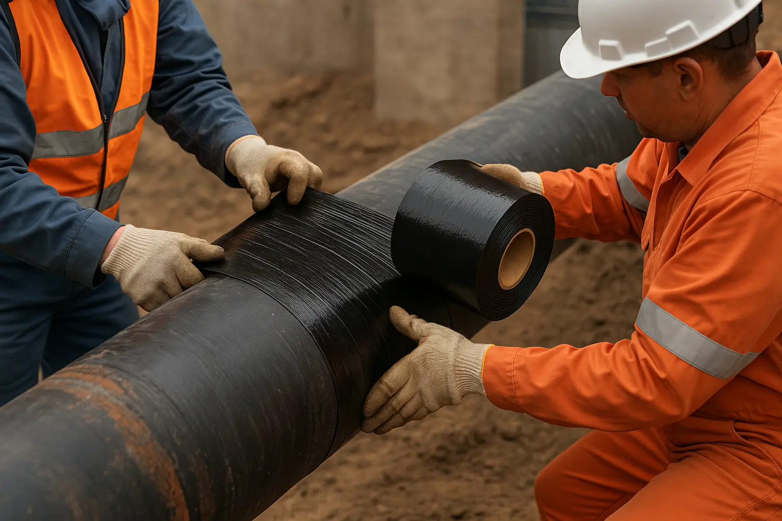 Bituminous Tape Wrapping